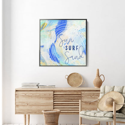 Sun Surf Sand  - Art Print or Canvas - Jetty Home