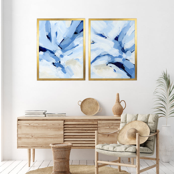 Swirling Ocean - Set of 2 - Jetty Home
