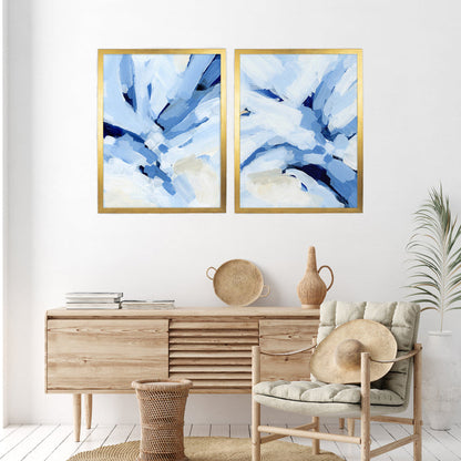 Swirling Ocean - Set of 2 - Jetty Home