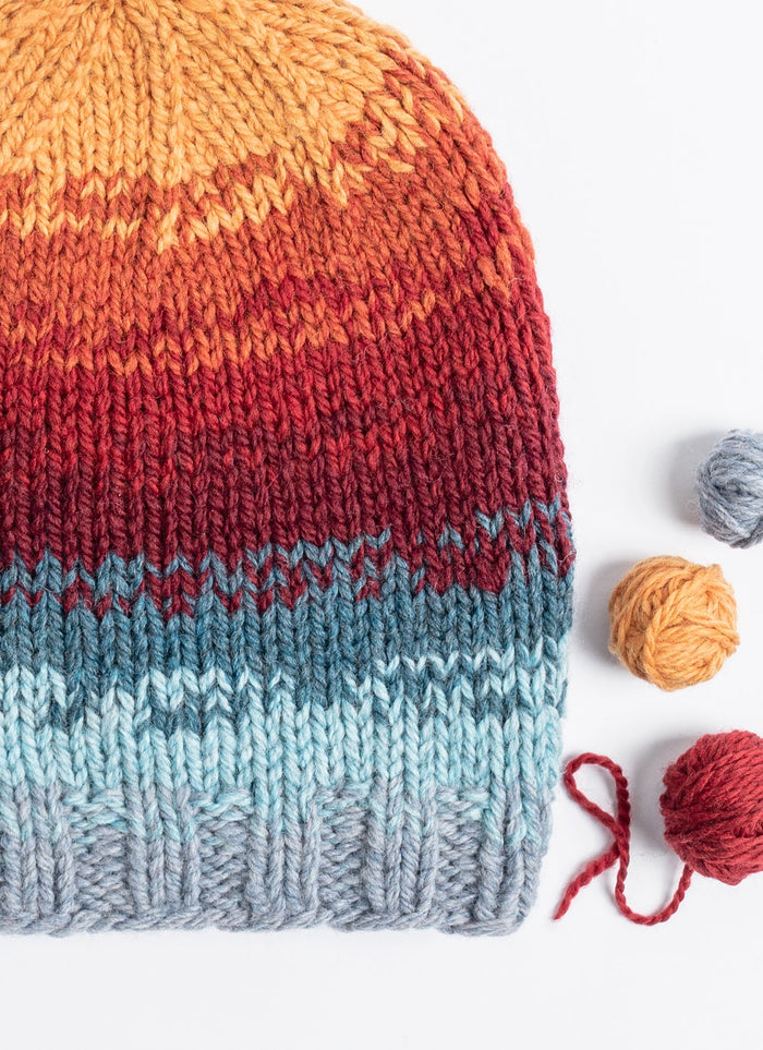 Blue Sky Fibers Tahoe Hat Kit -Fire & Ice 26472746 | Kits at Michigan Fine Yarns