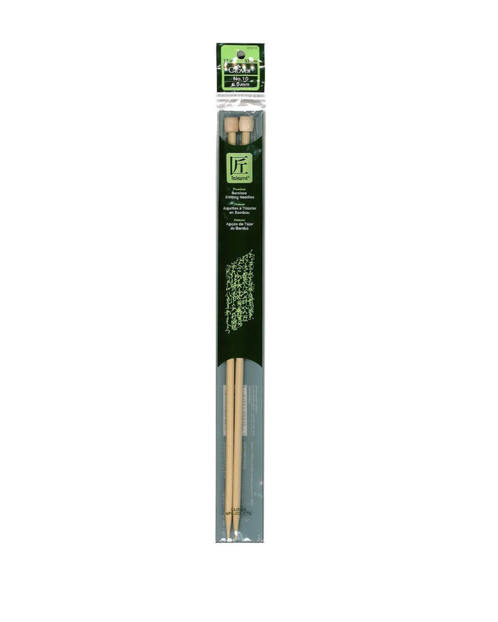 Takumi Bamboo Knit Needles 13"(14") - Zipper and Thread