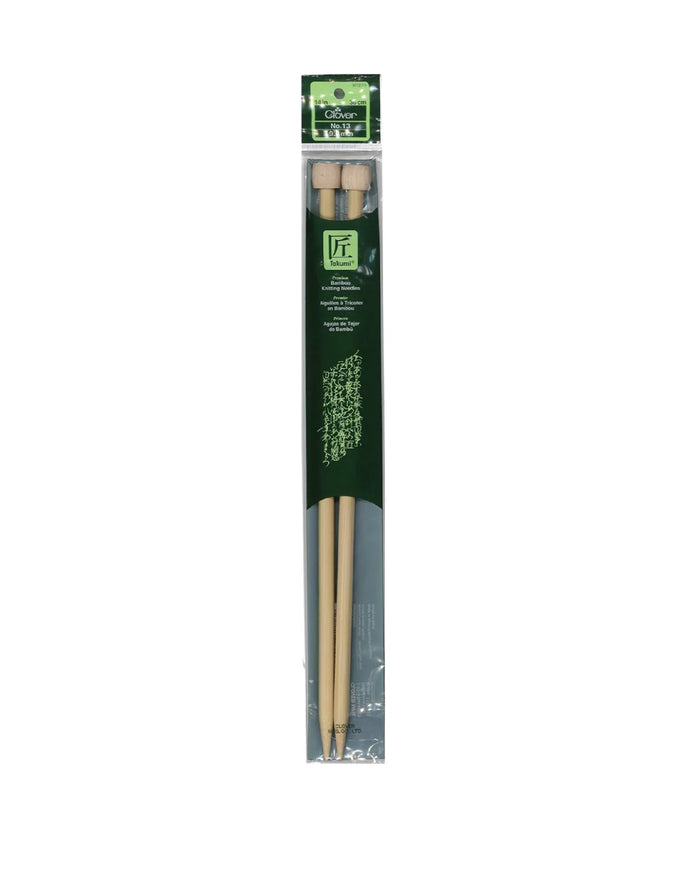 Takumi Bamboo Knit Needles 13"(14") - Zipper and Thread