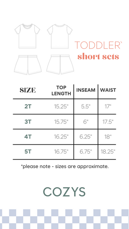 TAN STARS | SHORT SET
