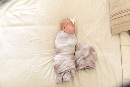 TAUPE TIE DYE | SWADDLE