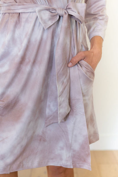 TAUPE TIE DYE | WOMEN'S ROBE