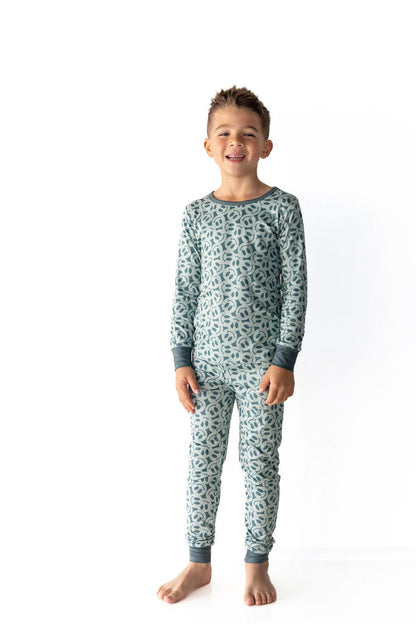 TEAL BIG SMILEY | LONG SLEEVE