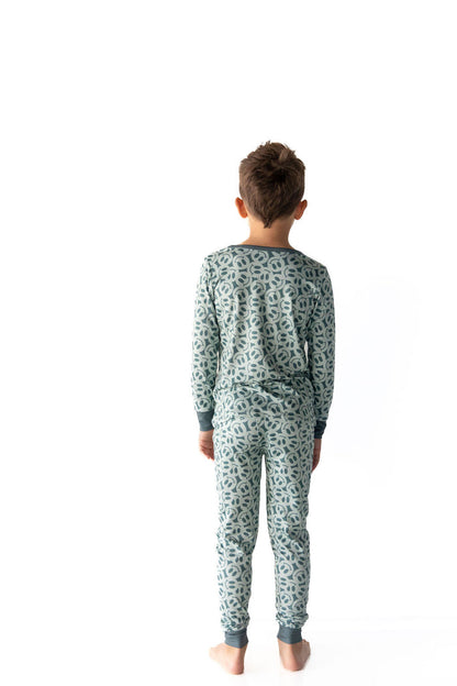 TEAL BIG SMILEY | LONG SLEEVE
