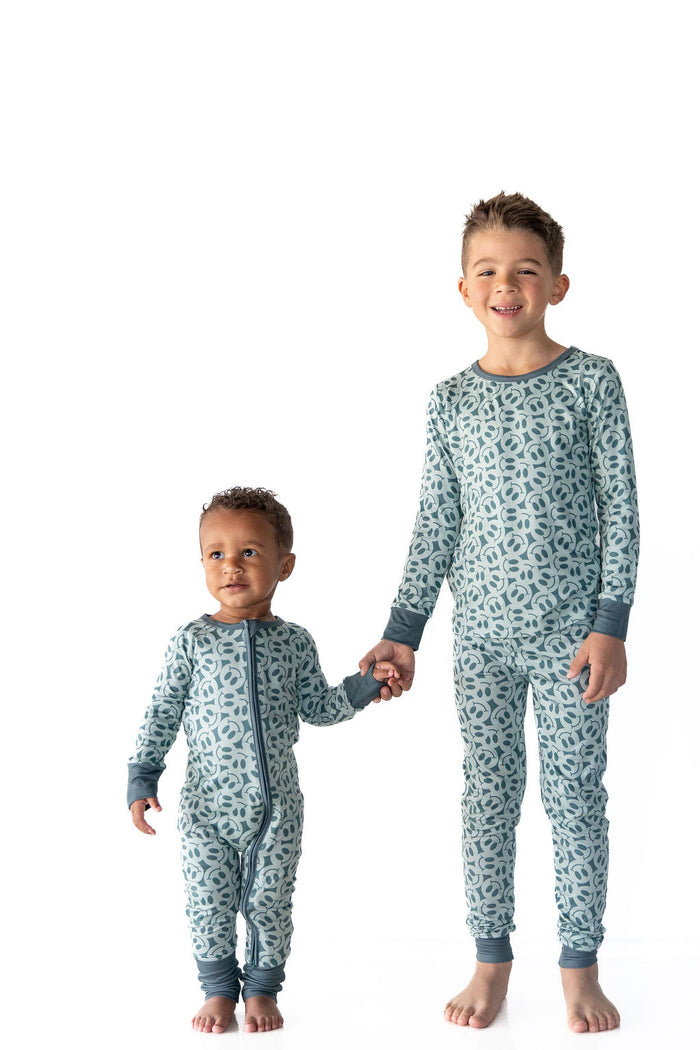 TEAL BIG SMILEY | LONG SLEEVE