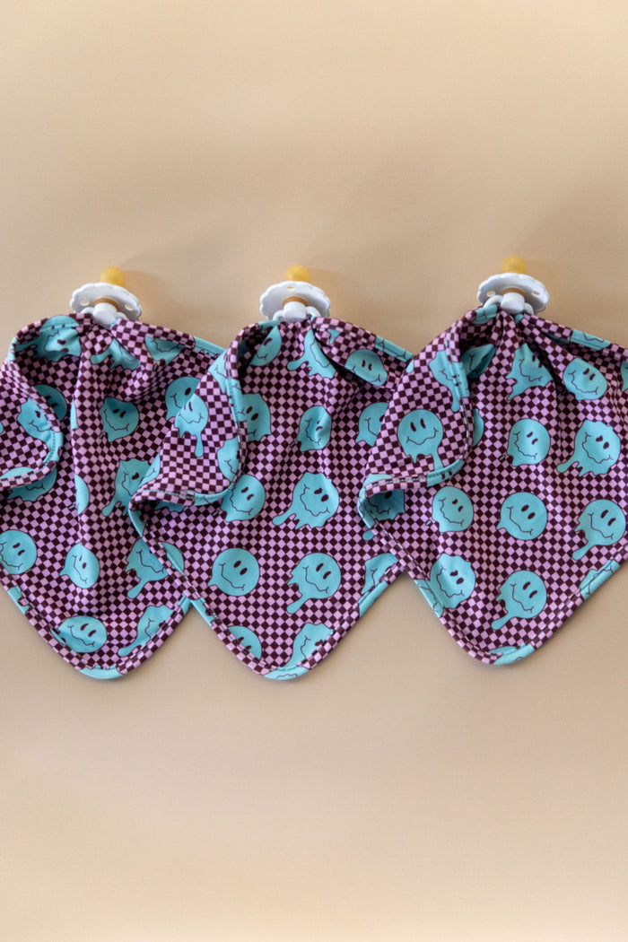 TEAL TRIPPY CHECKER | LOVIE