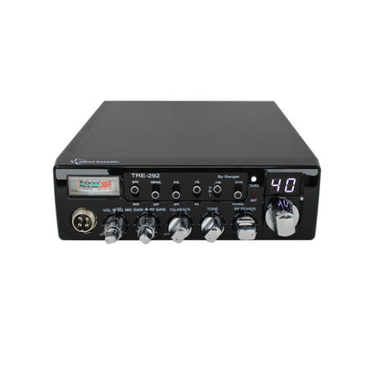 Texas Ranger TRE292 40 Channel CB Radio, Virginia CB Antenna, 3 inch External Speaker Combo - CB Radio Supply
