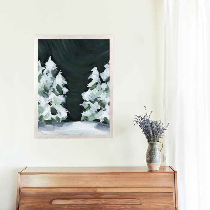 5"x7" / Art Print / Antique Silver