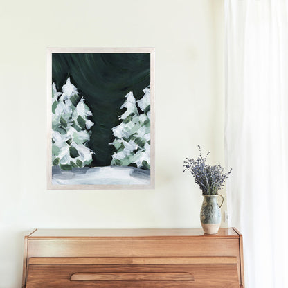 5"x7" / Art Print / Antique Silver