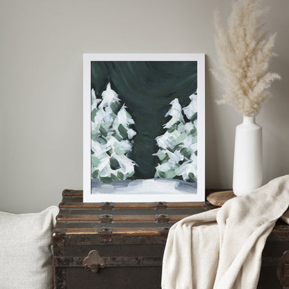 5"x7" / Art Print / White