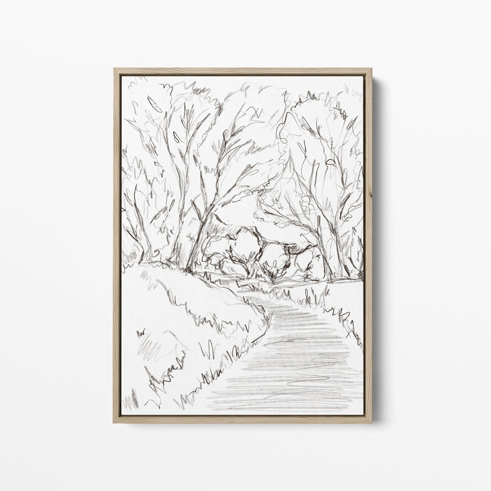 The Forest Path Illustration - Jetty Home