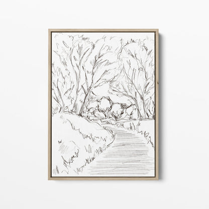 The Forest Path Illustration - Jetty Home