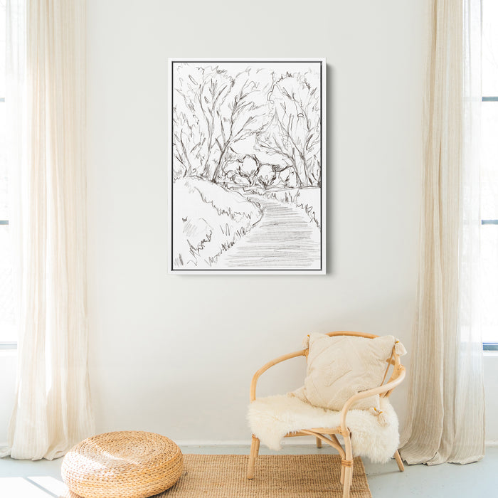 8"x10" / Canvas / White