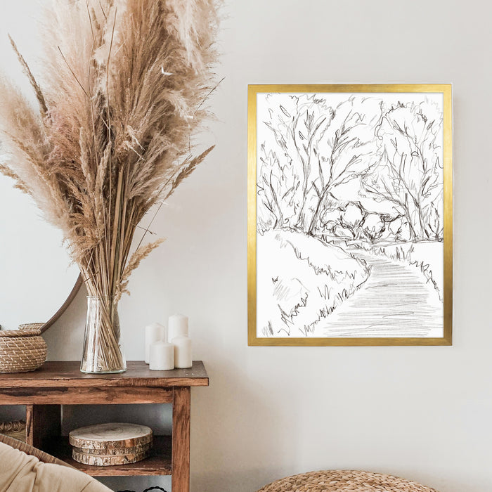 The Forest Path Illustration - Jetty Home