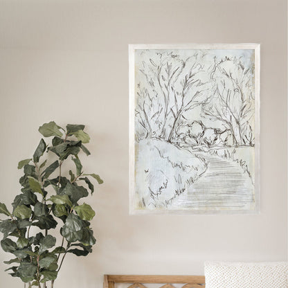 5"x7" / Art Print / Antique Silver