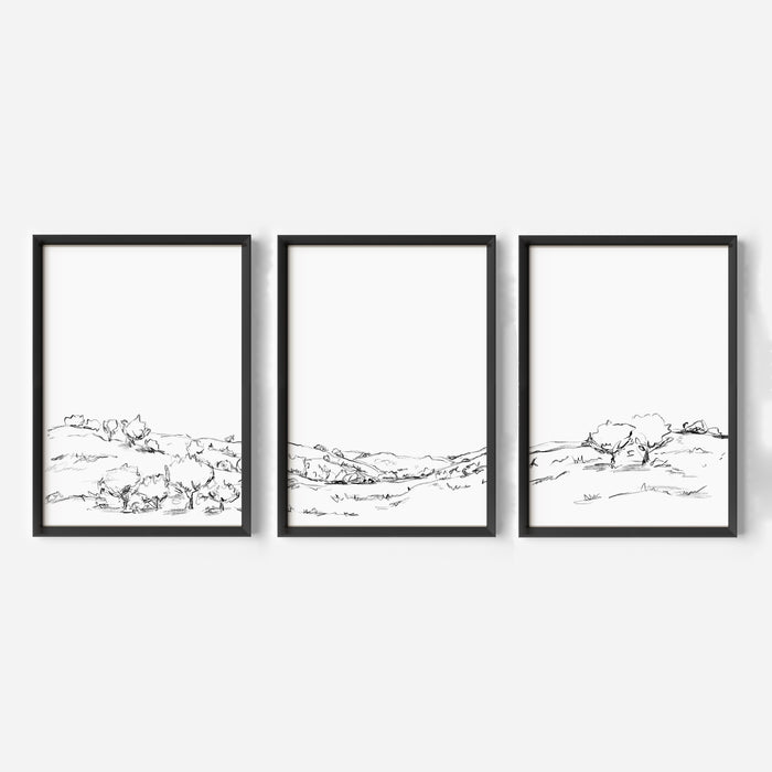 The Hillside Oak Trees - Set of 3 - Jetty Home