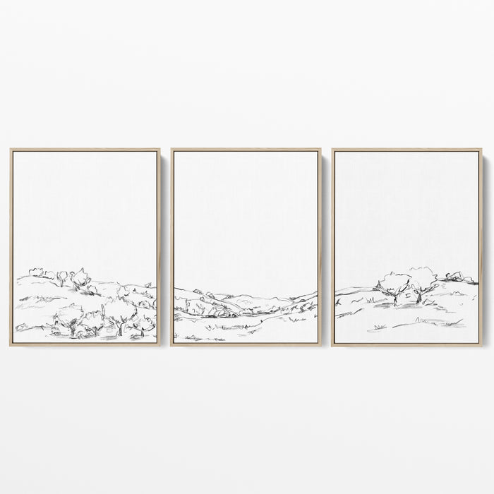 The Hillside Oak Trees - Set of 3 - Jetty Home