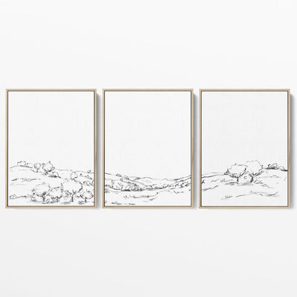 The Hillside Oak Trees - Set of 3 - Jetty Home