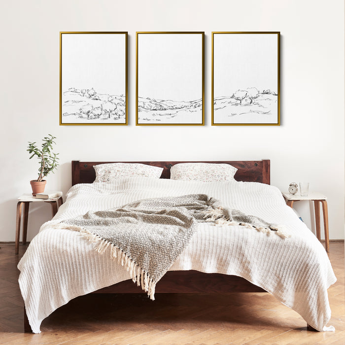 The Hillside Oak Trees - Set of 3 - Jetty Home