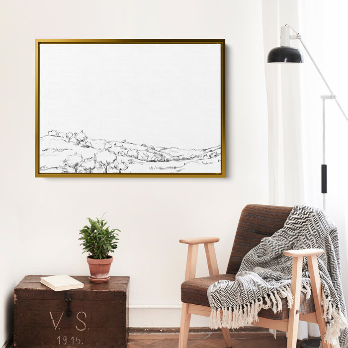 8"x10" / Canvas / Antique Gold