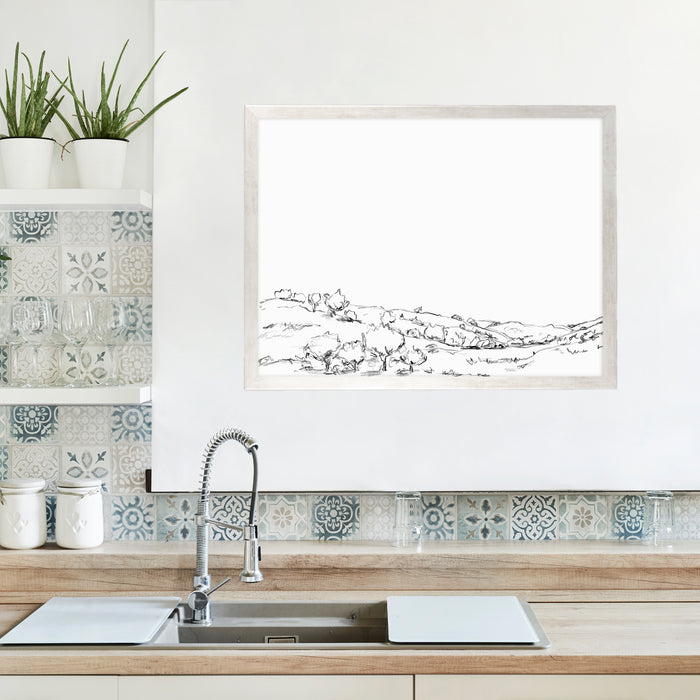 The Hillside Oak Trees Illustrations - Jetty Home
