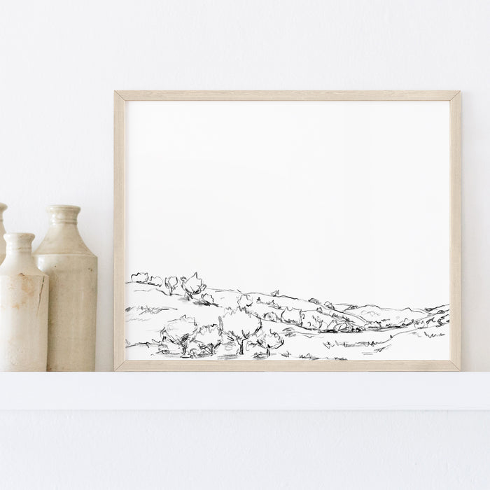 5"x7" / Art Print / Natural Wood