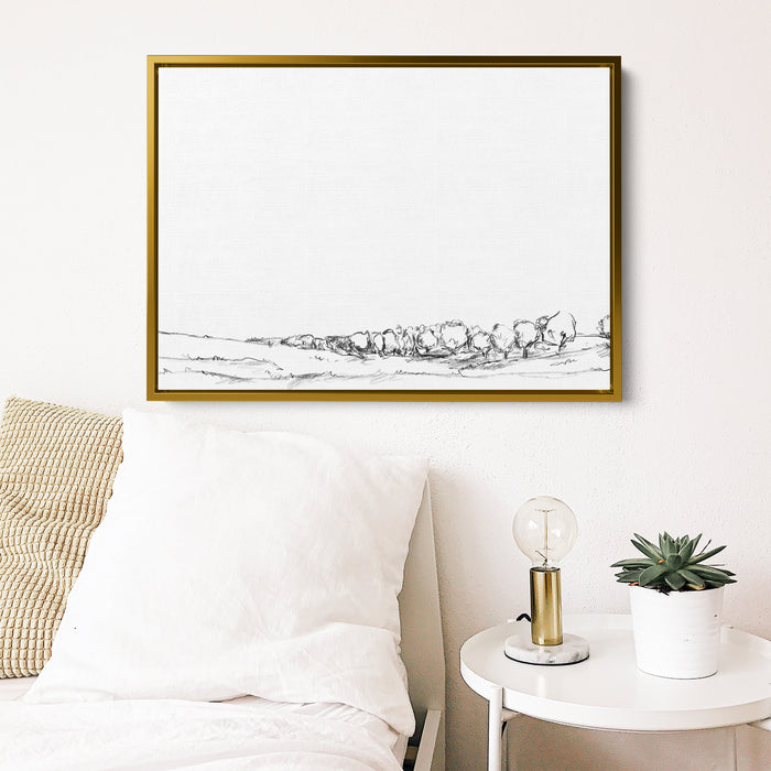 The Meadow Landscape Illustration - Jetty Home