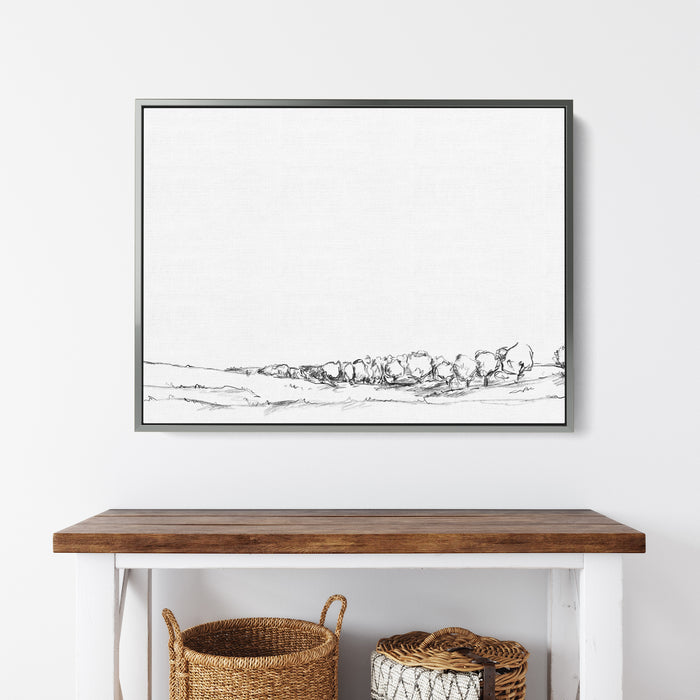 8"x10" / Canvas / Antique Silver