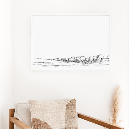 The Meadow Landscape Illustration - Jetty Home