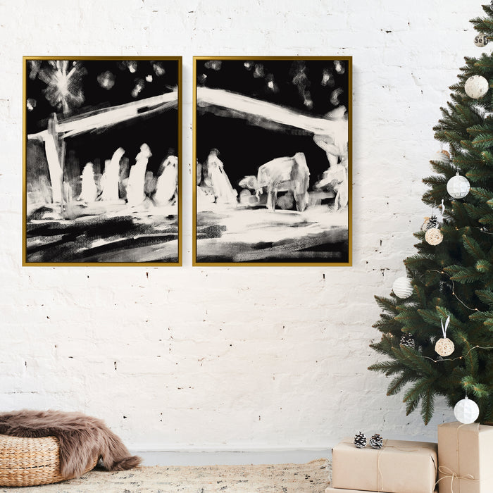 8"x10" / Canvas Set / Antique Gold