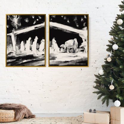 8"x10" / Canvas Set / Antique Gold