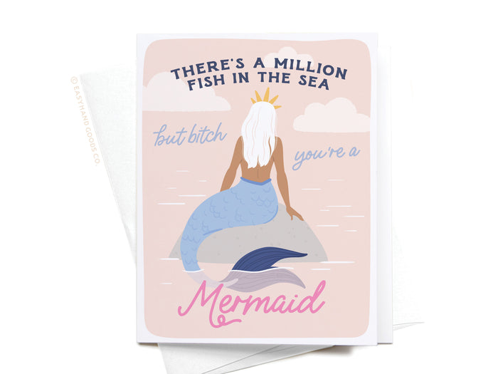 There’s a Million Fish in the Sea Mermaid Greeting Card