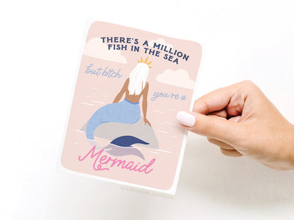 There’s a Million Fish in the Sea Mermaid Greeting Card