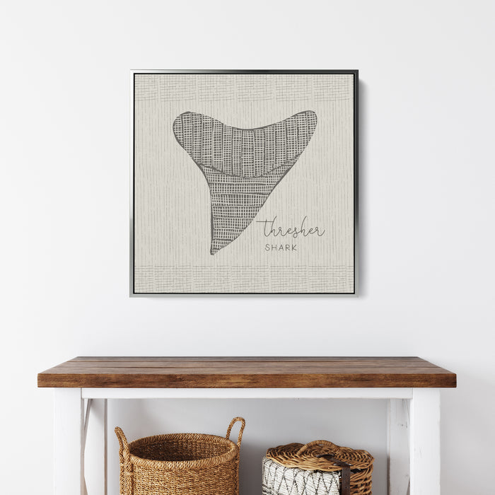 Thresher Shark Tooth  - Art Print or Canvas - Jetty Home