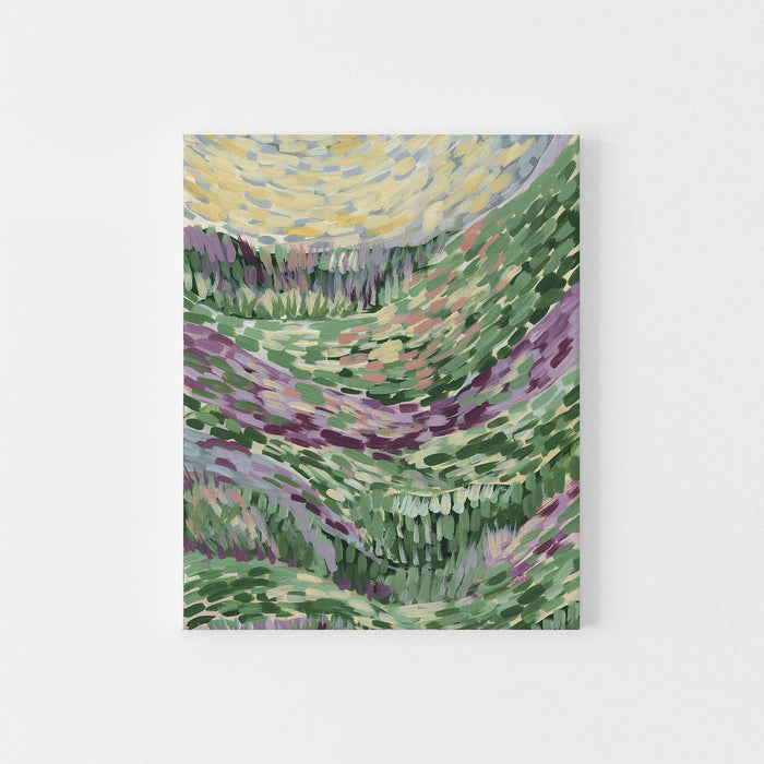 Abstract Floral Landscape Countryside Painting Wall Art Print or Canvas - Jetty Home