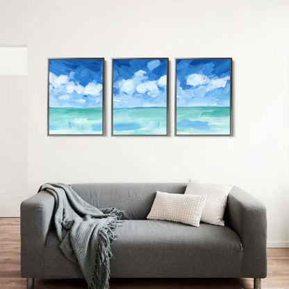 8"x10" / Canvas Set / Antique Silver