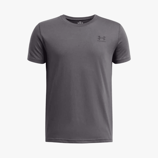 Under Armour Boys Sportstyle Lc Short Sleeve Tee 012 Grey | Under Armour
