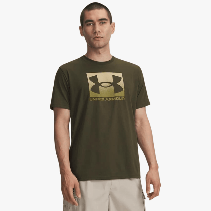 Under Armour Mens Boxed Sports Updated Short Sleeve Tee 308 Green | Under Armour