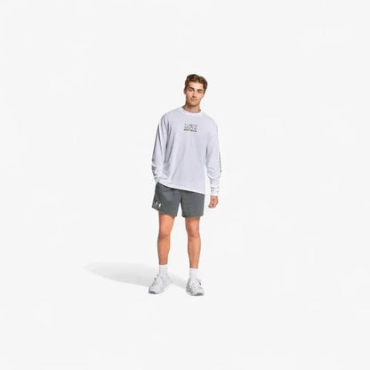 Under Armour Mens Rival Terry 6" Shorts 025 Grey | Under Armour