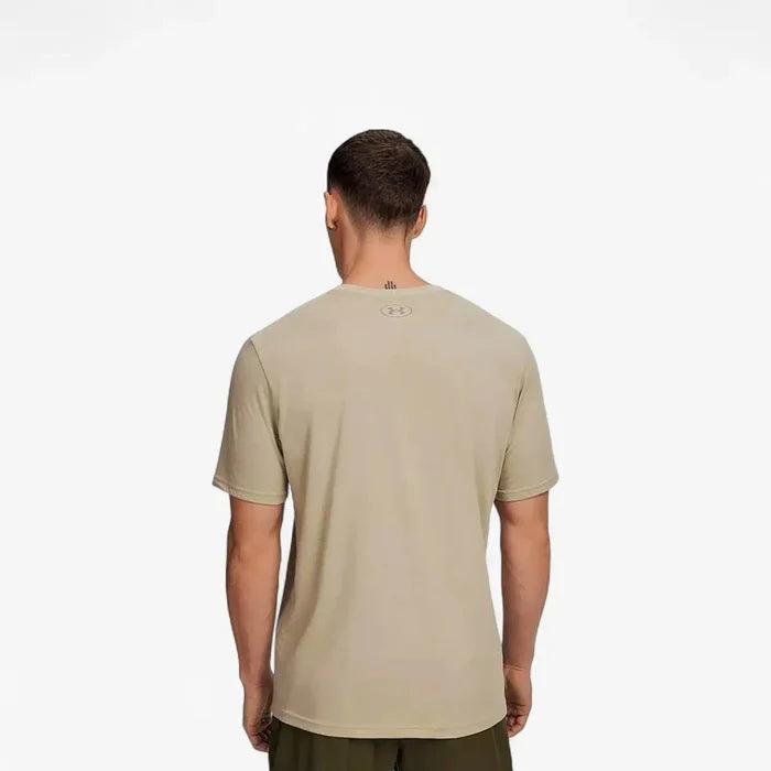 Under Armour Mens Sportstyle Left Chest Short Sleeve Tee 302 Khaki | Under Armour