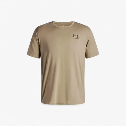 Under Armour Mens Sportstyle Left Chest Short Sleeve Tee 302 Khaki | Under Armour