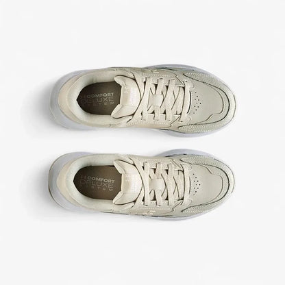 Under Armour Womens Edge Leather Sneaker 110 White | Under Armour