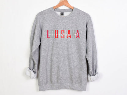 NolaCajun University of Louisiana Sweatshirt Color View Louisiana Cajun Spirit Gift