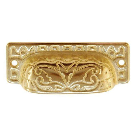 Victorian Bin Pull - Brass, Paxton Hardware