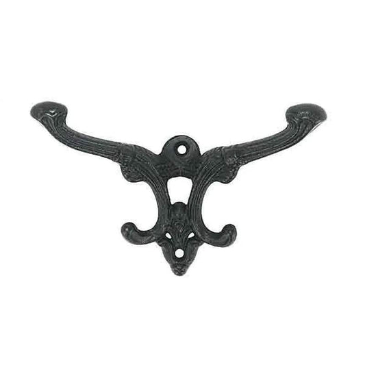 Double Victorian Iron Hooks - paxton hardware ltd
