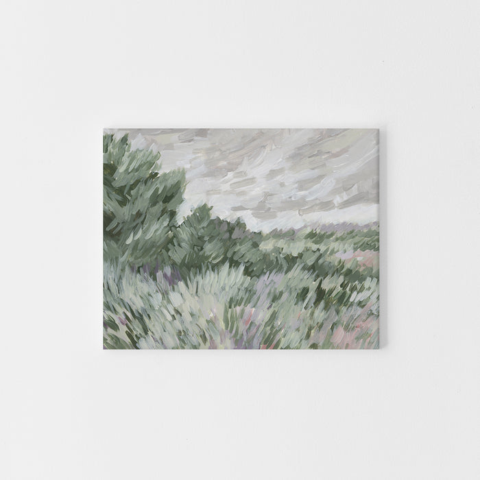 Wallowing Breeze - Landscape Painting Countryside Decor by Jetty Home - Framed View 4