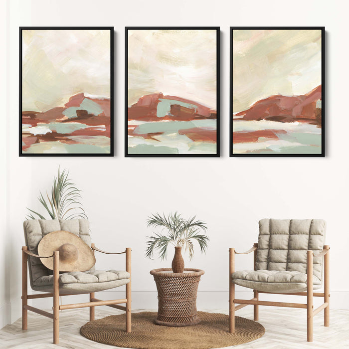 Warm Desert Sedona Landscape - Set of 3 - Jetty Home